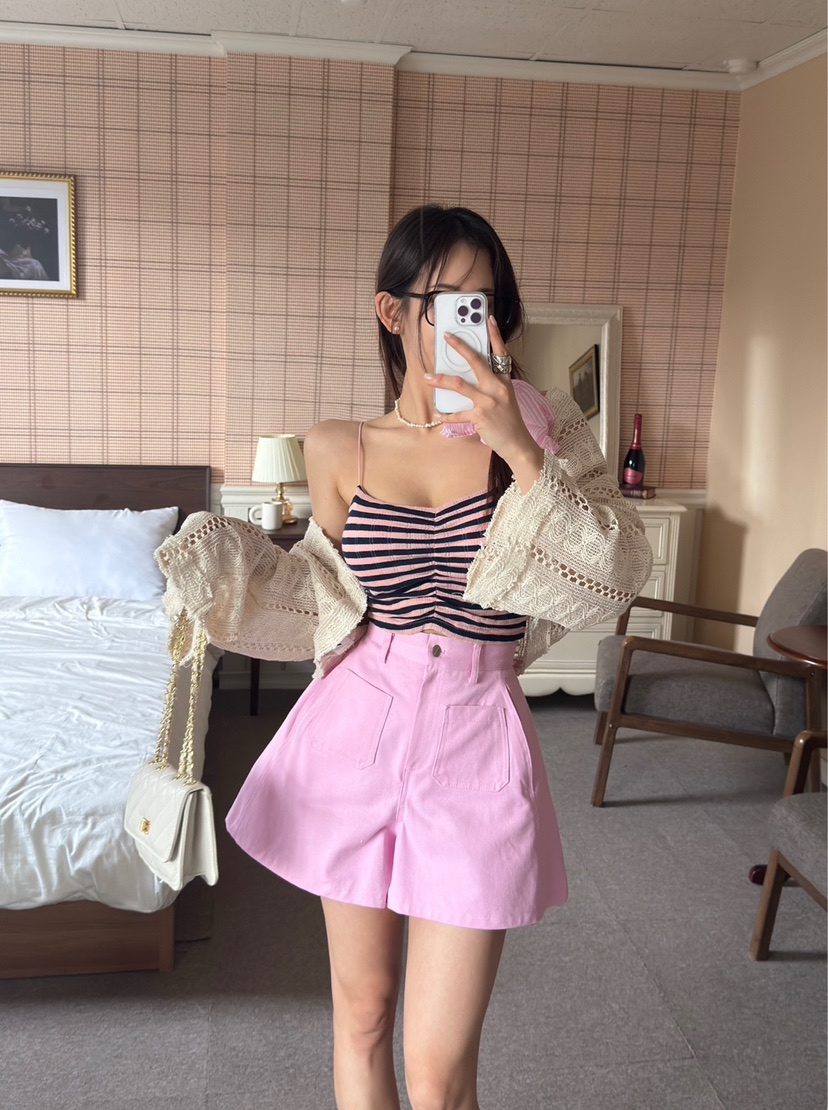DENVER韓國㊣直郵東大門代購女裝新品職業25春夏襯衫蕾絲衫DENVER襯衫/蕾絲衫