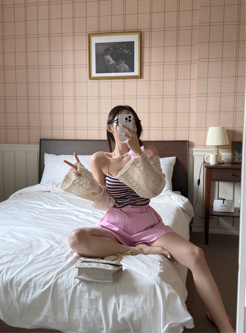 DENVER韓國㊣直郵東大門代購女裝新品職業25春夏襯衫蕾絲衫DENVER襯衫/蕾絲衫圖色3
