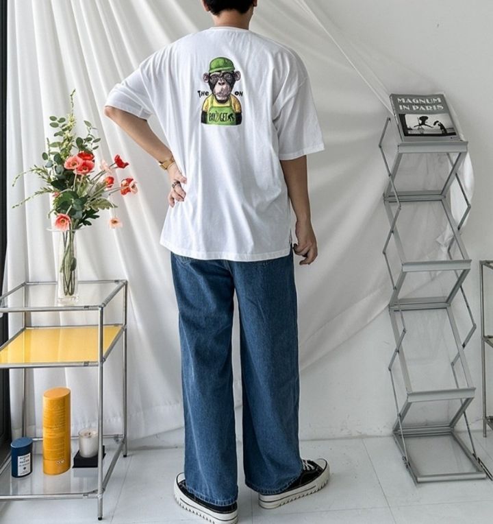 KHOON韓國㊣直郵東大門代購女裝新款人氣推薦職業熱賣休閑T恤KHOON-男裝T恤