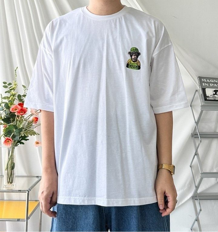 KHOON韓國㊣直郵東大門代購女裝新款人氣推薦職業熱賣休閑T恤KHOON-男裝T恤