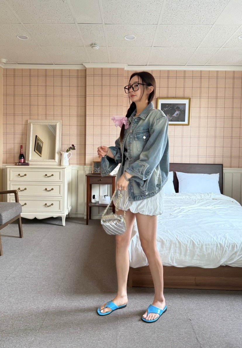 DENVER韓國直郵㊣女裝新款人氣時尚25春夏休閑熱賣職業夾克DENVER夾克