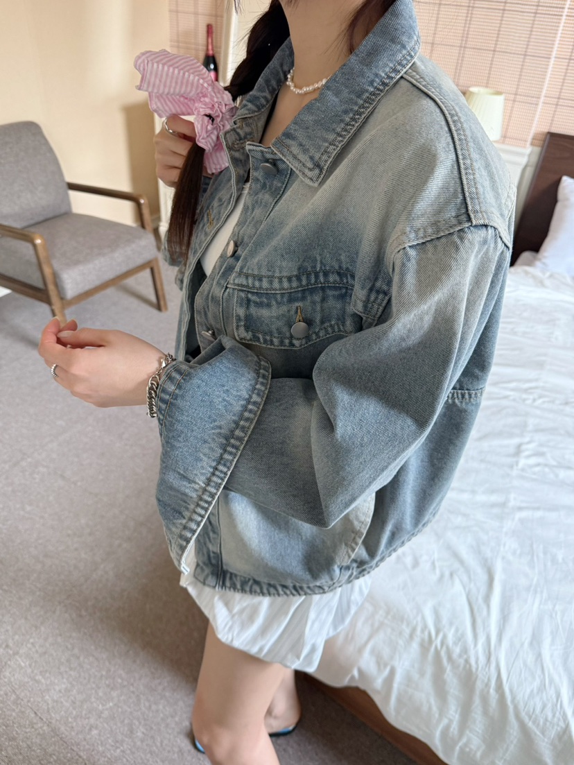 DENVER韓國直郵㊣女裝新款人氣時尚25春夏休閑熱賣職業夾克DENVER夾克