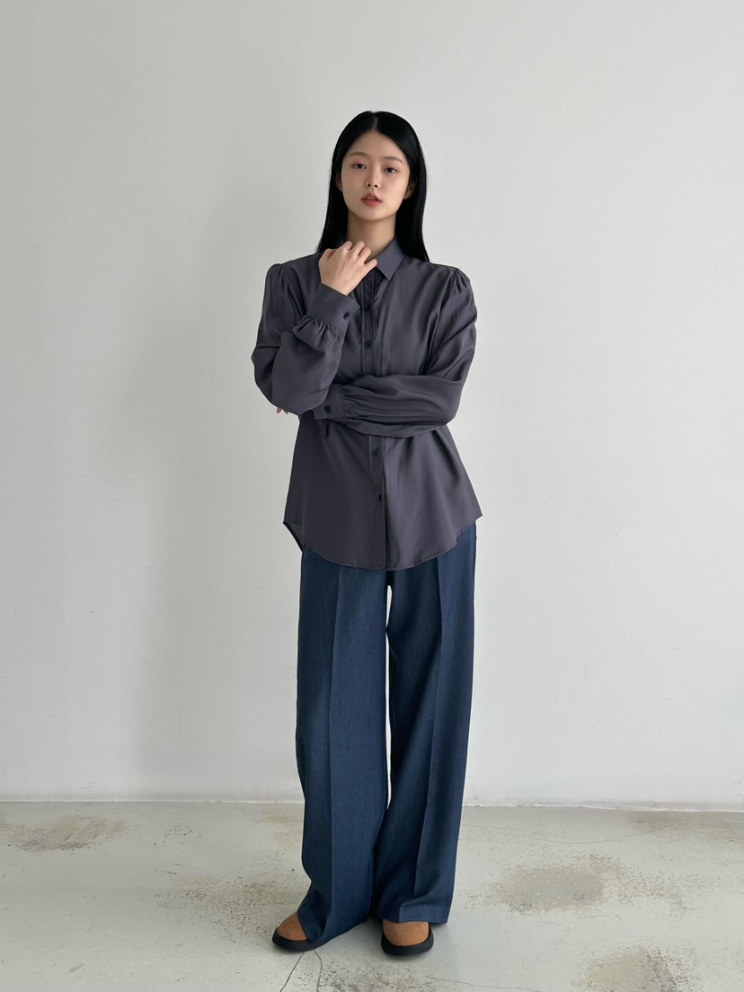 HEIZE韓國直郵㊣東大門實拍女裝新品熱賣職業時尚襯衫蕾絲衫HEIZE襯衫/蕾絲衫