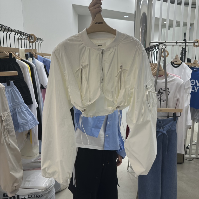 VENEFIT直郵韓國代購㊣女裝新品推薦25春夏熱賣時尚職業夾克VENEFIT/JENNIE夾克