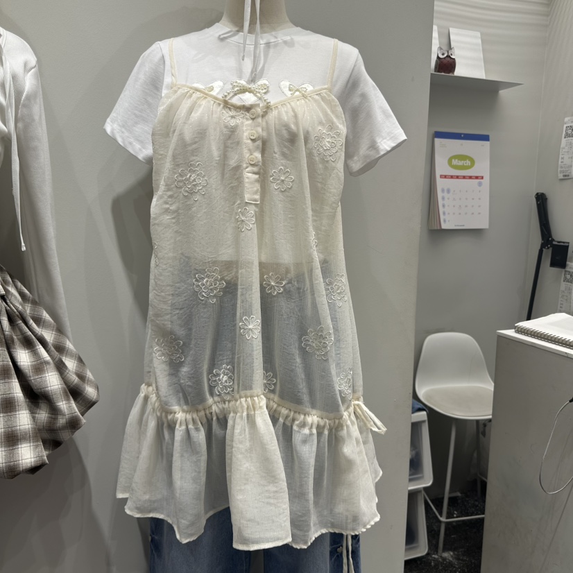 VINTAGE 888直郵韓國代購㊣女裝新款25春夏推薦時尚連衣裙VINTAGE888/TRIPLE EIGHT連衣裙圖色2