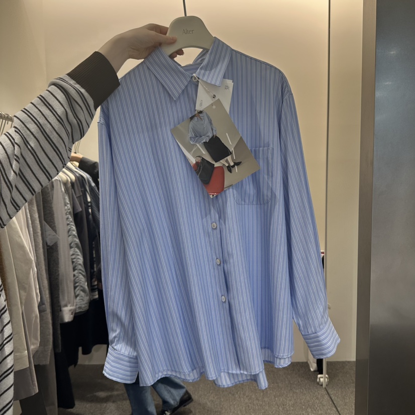 ALTER韓國直郵㊣東大門實拍女裝新品休閑熱賣人氣襯衫蕾絲衫Alter襯衫/蕾絲衫圖色3