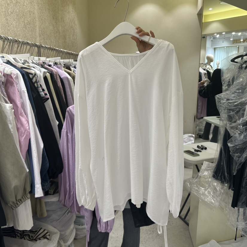 REFLAT韓國代購女裝新品25春夏人氣熱賣真品時尚襯衫蕾絲衫REFLAT襯衫/蕾絲衫圖色2