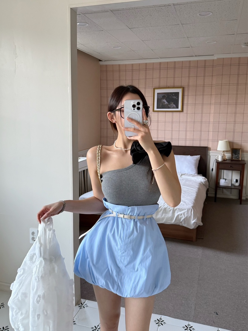 DENVER東大門代購女裝新款推薦25春夏人氣真品時尚吊帶背心DENVER吊帶/背心