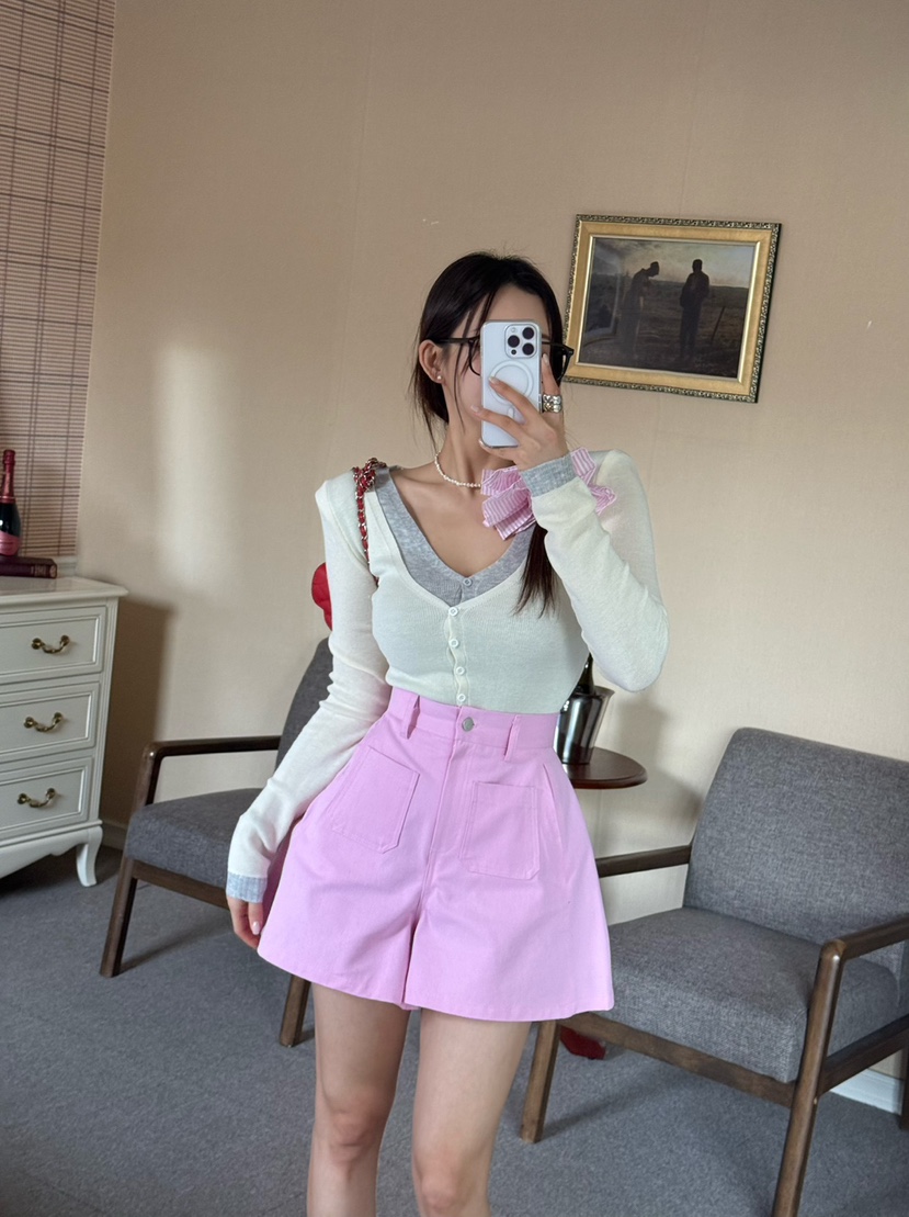 DENVER韓國代購女士新品時尚熱賣人氣真品推薦休閑職業長袖T恤DENVER長袖T恤
