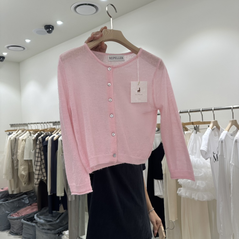 REPELLER東大門代購女裝新品休閑25春夏真品針織衫羊毛開衫REPELLER針織衫圖色2