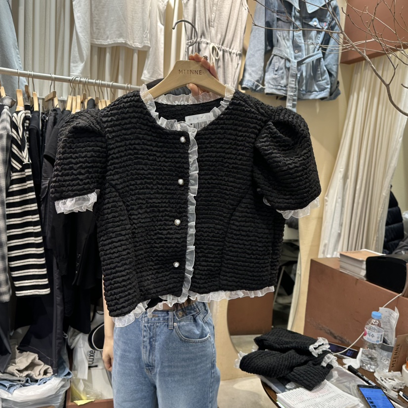 MIENNE韓國代購女裝新款25春夏時尚人氣休閑推薦真品熱賣T恤MIENNET恤圖色2