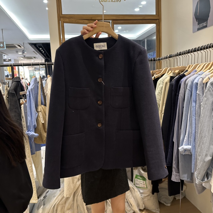 OVERTAKE東大門代購女士新品人氣真品職業25春夏熱賣休閑夾克OVERTAKE夾克圖色2