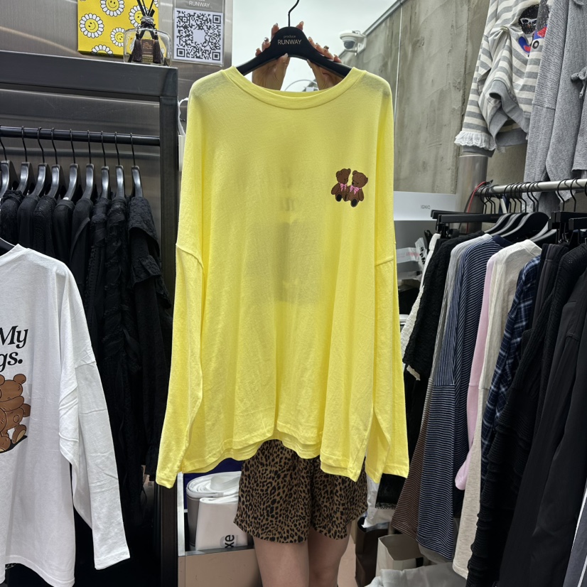 RUNWAY-런웨이東大門實拍女士新品真品熱賣25春夏職業長袖T恤RUNWAY長袖T恤圖色5