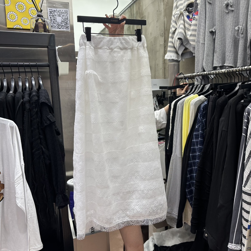 RUNWAY-런웨이東大門實拍女裝新款休閑人氣職業25春夏長裙RUNWAY長裙圖色1