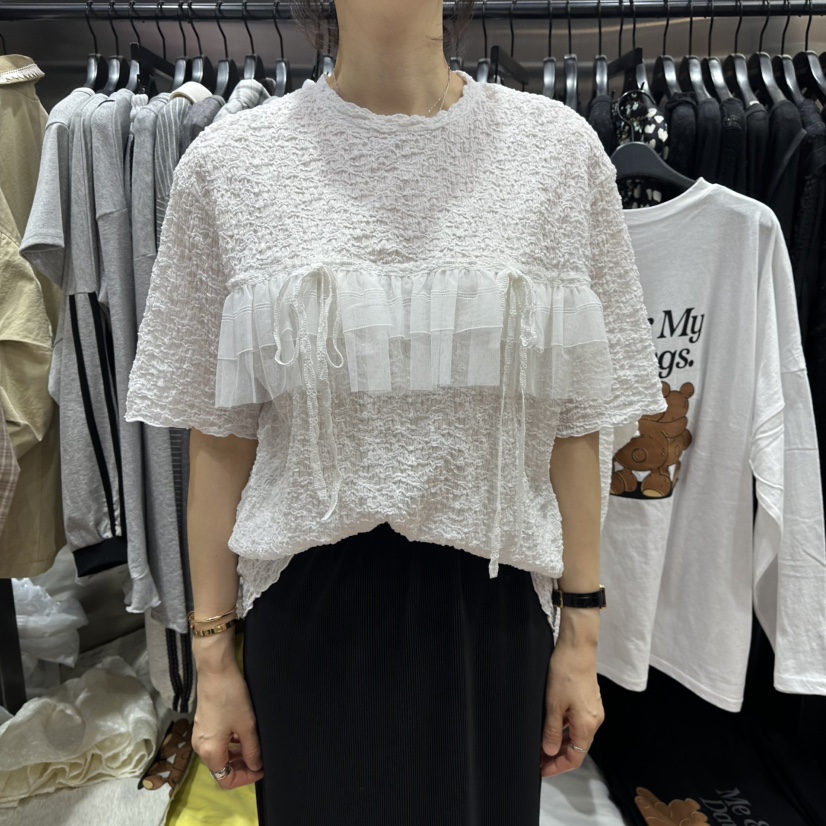 RUNWAY-런웨이東大門直郵女裝新品真品25春夏熱賣人氣時尚T恤RUNWAYT恤