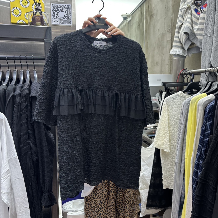 RUNWAY-런웨이東大門直郵女裝新品真品25春夏熱賣人氣時尚T恤RUNWAYT恤圖色2