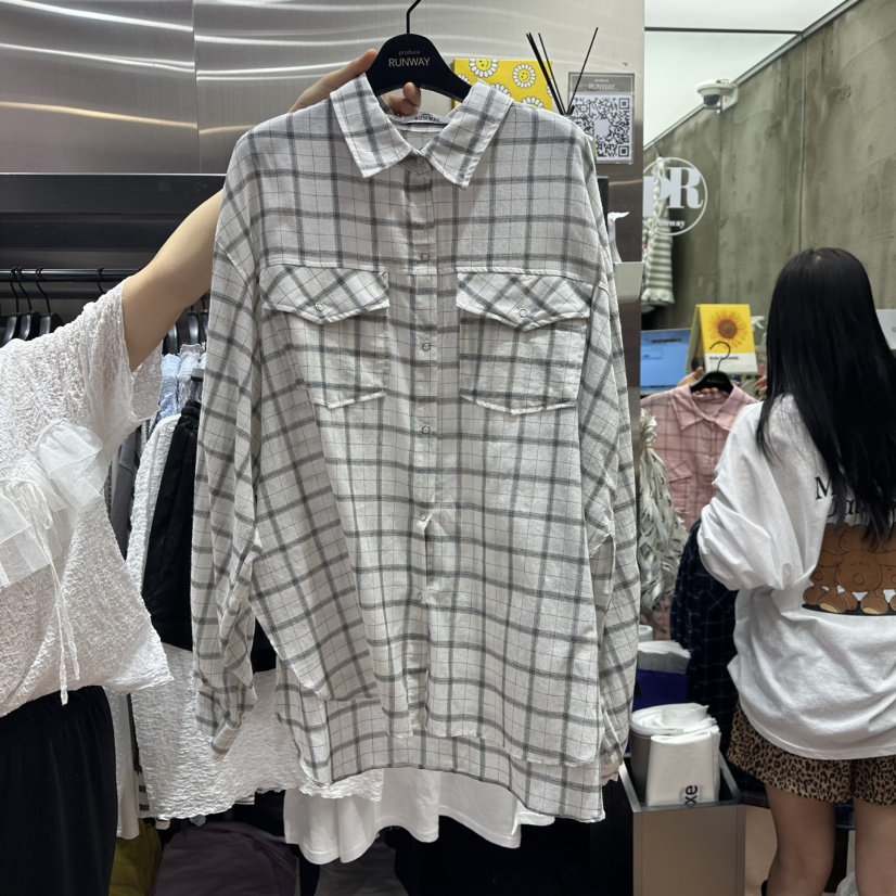 RUNWAY-런웨이東大門直郵女裝新款熱賣職業人氣襯衫蕾絲衫RUNWAY襯衫/蕾絲衫圖色2