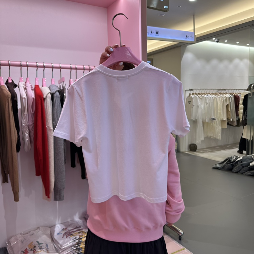 LOVE PINK韓國代購女士新品休閑熱賣時尚人氣25春夏真品T恤LOVE PINKT恤
