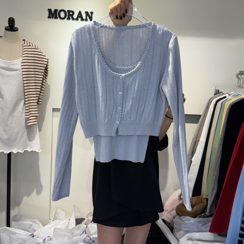 MORAN東大門代購女士新款真品熱賣休閑職業25春夏套裝套裝開衫MORAN/MOSCO套裝圖色2