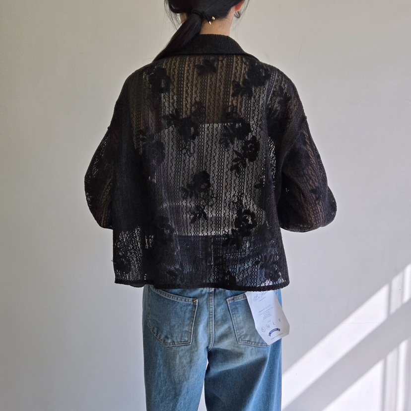 LA BLOOM東大門直郵女士新品熱賣25春夏真品襯衫蕾絲衫刺繡La Bloom襯衫/蕾絲衫