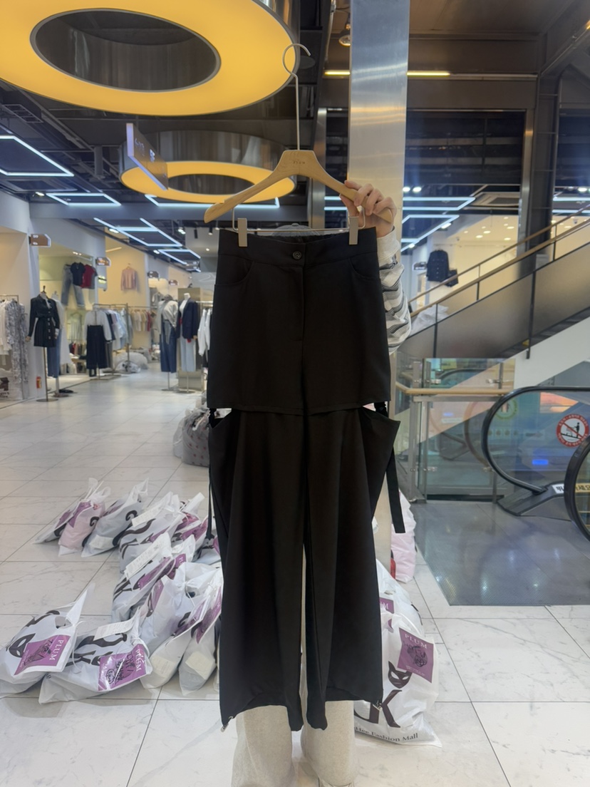 PLUM-q東大門直郵女士新品真品職業熱賣25春夏時尚人氣休閑褲PLUM休閑褲圖色2