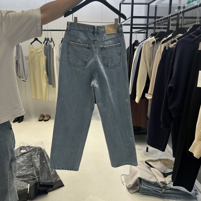 OSOO東大門實拍女裝新款推薦熱賣休閑人氣時尚真品25春夏牛仔褲OSOO牛仔褲