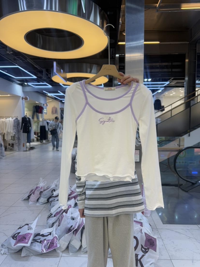 PLUM-q韓國直郵女裝新款真品休閑25春夏時尚人氣職業推薦套裝PLUM套裝圖色1