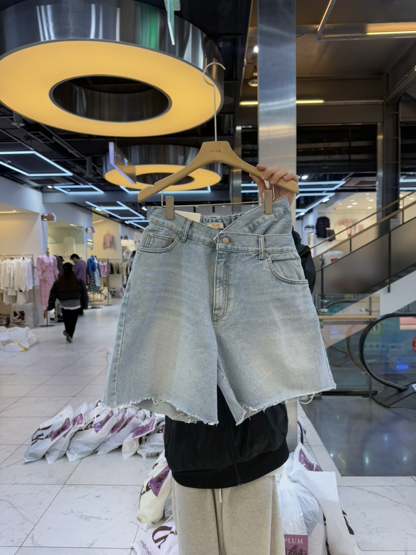 PLUM-q東大門直郵女士新品職業熱賣時尚推薦休閑25春夏短褲PLUM短褲圖色1
