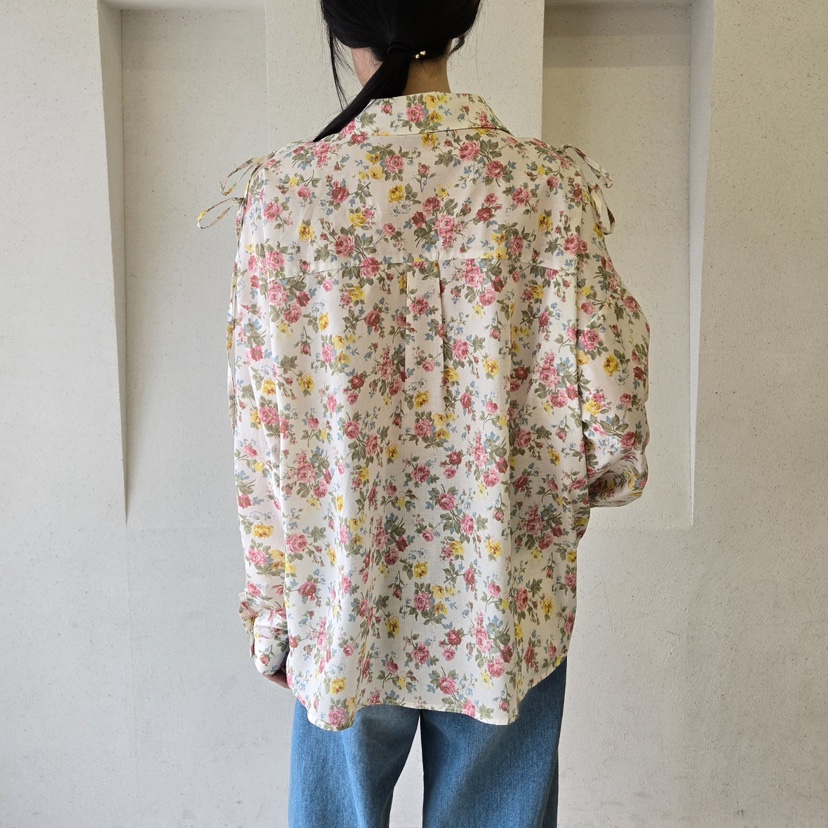 LA BLOOM韓國代購女士新品推薦休閑真品熱賣人氣襯衫蕾絲衫La Bloom襯衫/蕾絲衫