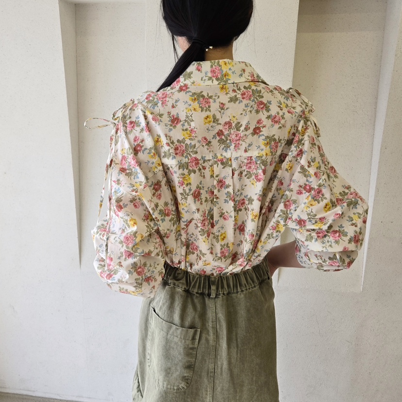 LA BLOOM韓國代購女士新品推薦休閑真品熱賣人氣襯衫蕾絲衫La Bloom襯衫/蕾絲衫