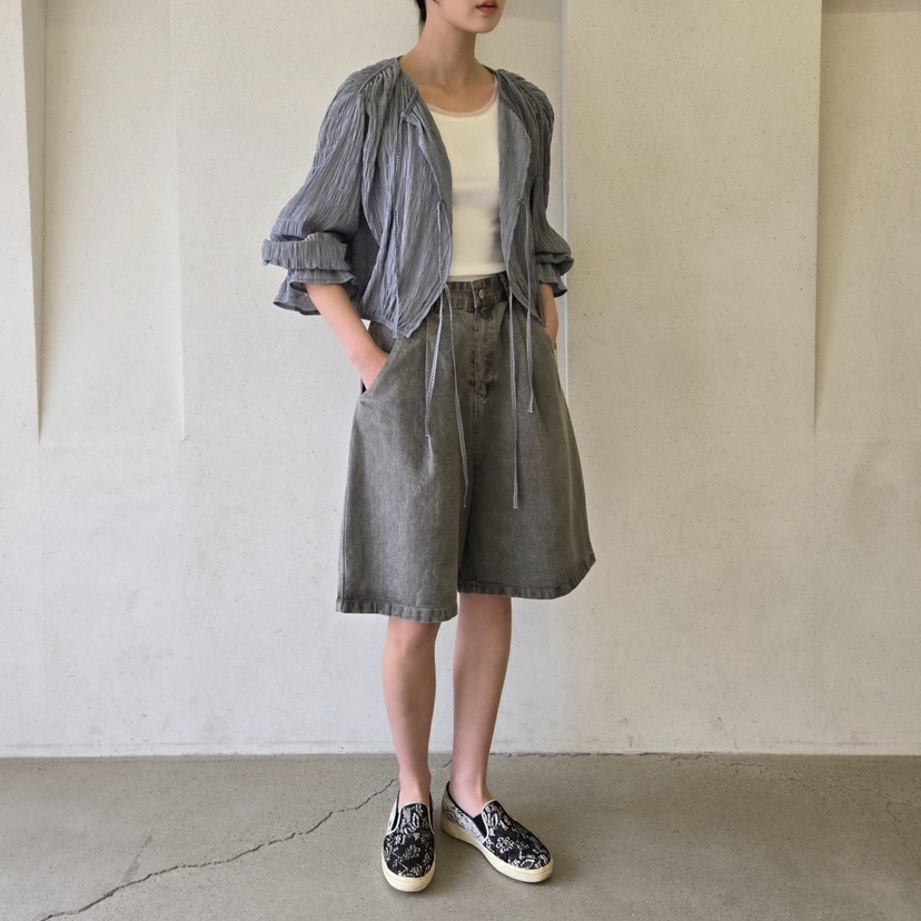LA BLOOM韓國代購女裝新品推薦25春夏人氣熱賣休閑時尚短褲La Bloom短褲