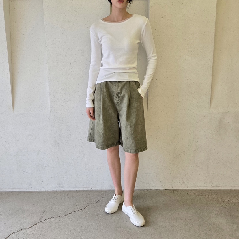 LA BLOOM韓國代購女裝新品推薦25春夏人氣熱賣休閑時尚短褲La Bloom短褲