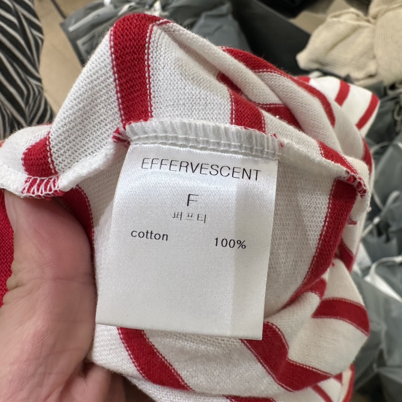 EFFERVESCENT東大門直郵女裝新品真品25春夏時尚人氣推薦T恤evc/effervescentT恤