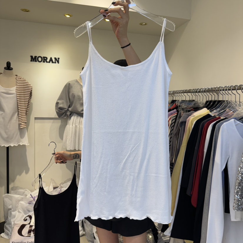 MORAN韓國代購女士新品真品25春夏休閑人氣推薦熱賣吊帶背心MORAN/MOSCO吊帶/背心