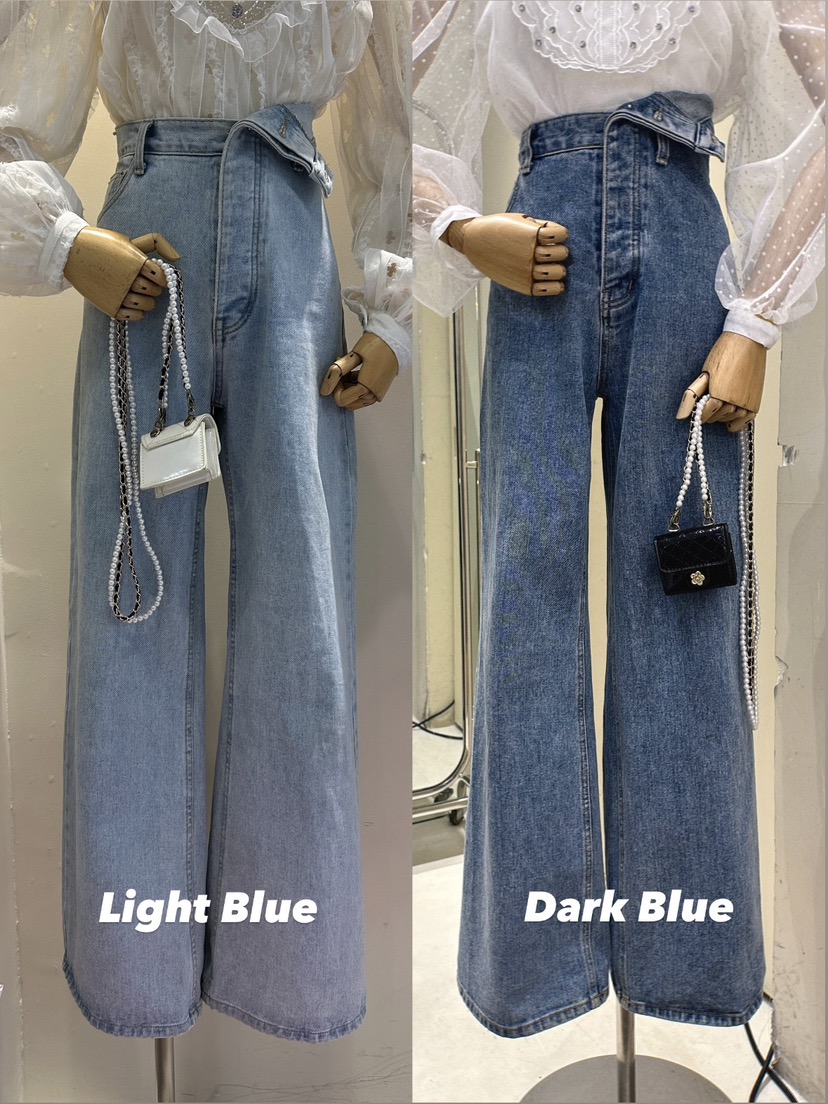 81 MARKET-L東大門代購女士新款休閑推薦人氣時尚真品牛仔褲81 MARKET-L牛仔褲