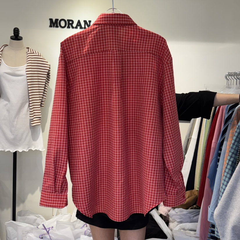 MORAN韓國代購女士新款熱賣職業休閑真品時尚推薦襯衫蕾絲衫MORAN/MOSCO襯衫/蕾絲衫