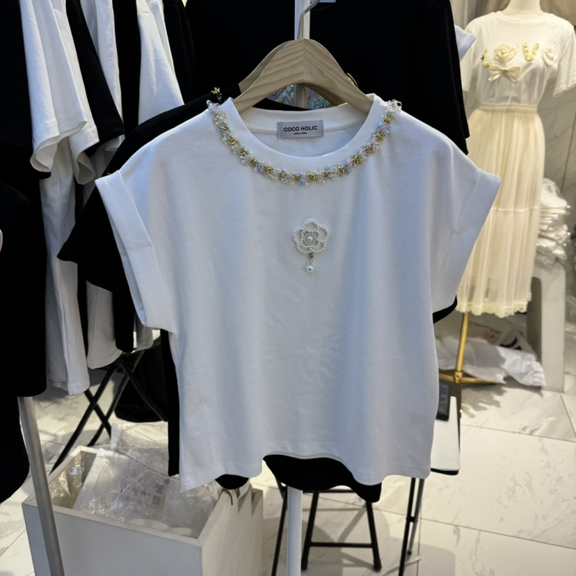COCO HOLIC東大門代購女士新款休閑熱賣時尚推薦真品人氣T恤COCO HOLICT恤圖色1