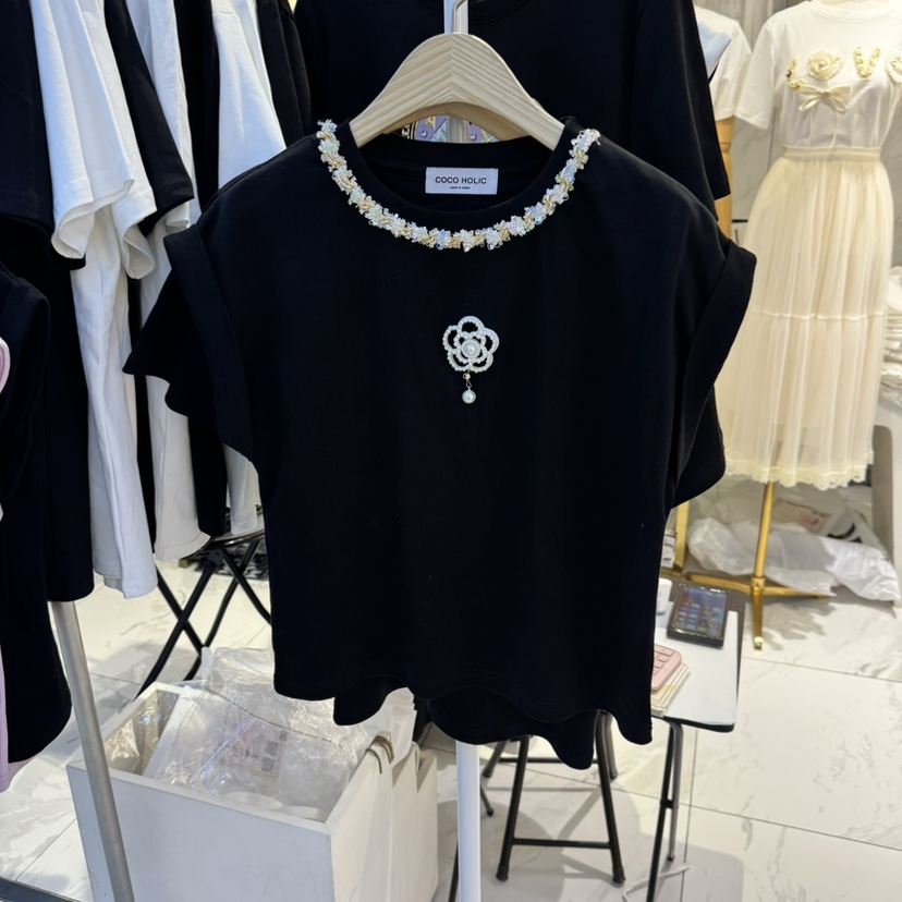 COCO HOLIC東大門代購女士新款休閑熱賣時尚推薦真品人氣T恤COCO HOLICT恤圖色2