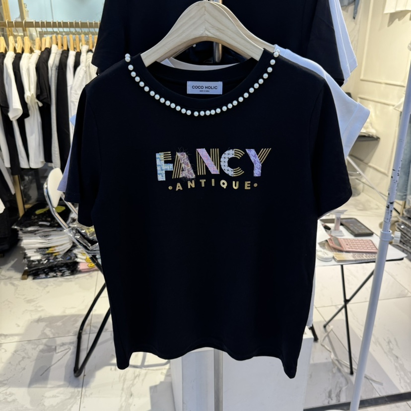 COCO HOLIC東大門實拍女士新款真品熱賣職業時尚人氣休閑T恤COCO HOLICT恤圖色2
