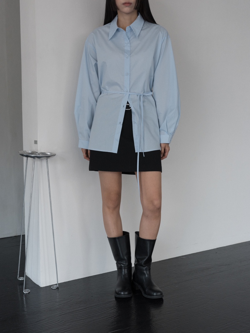 MUSHROOM EFFECT東大門直郵女裝新品25春夏時尚襯衫蕾絲衫MUSHROOM EFFECT襯衫/蕾絲衫