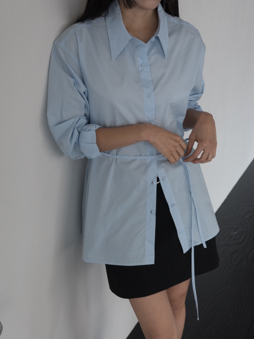 MUSHROOM EFFECT東大門直郵女裝新品25春夏時尚襯衫蕾絲衫MUSHROOM EFFECT襯衫/蕾絲衫