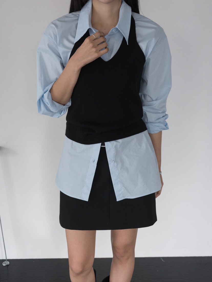 MUSHROOM EFFECT東大門直郵女裝新品25春夏時尚襯衫蕾絲衫MUSHROOM EFFECT襯衫/蕾絲衫