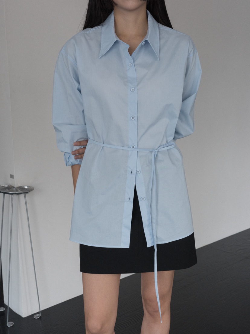 MUSHROOM EFFECT東大門直郵女裝新品25春夏時尚襯衫蕾絲衫MUSHROOM EFFECT襯衫/蕾絲衫圖色3