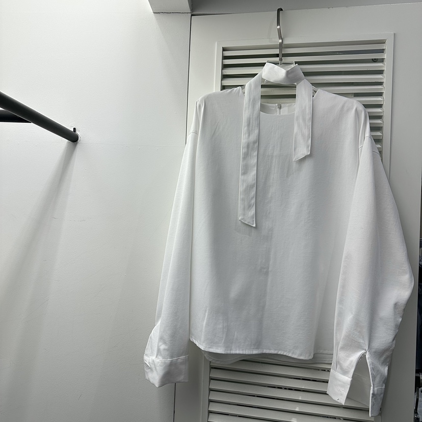 BONHEUR韓國直郵女士新款休閑熱賣推薦人氣襯衫蕾絲衫含脖帶BONHEUR-2件起襯衫/蕾絲衫圖色3