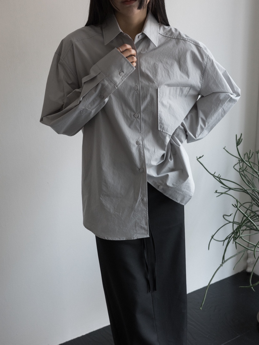 MUSHROOM EFFECT東大門實拍女士新品25春夏推薦襯衫蕾絲衫MUSHROOM EFFECT襯衫/蕾絲衫