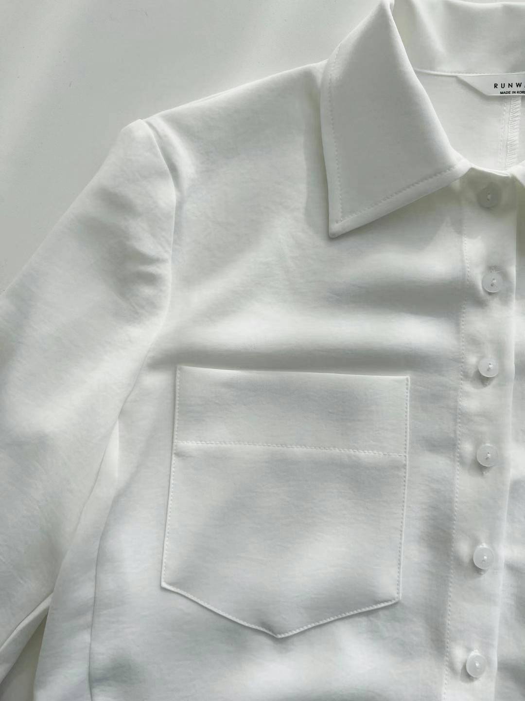 RUNWAY韓國㊣直郵東大門代購女裝新品職業時尚25春夏襯衫蕾絲衫RUNWAY-OT襯衫/蕾絲衫