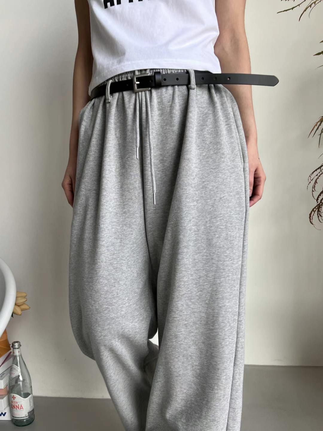 RUNWAY韓國直郵㊣女裝新款時尚職業人氣熱賣休閑褲不含腰帶RUNWAY-OT休閑褲