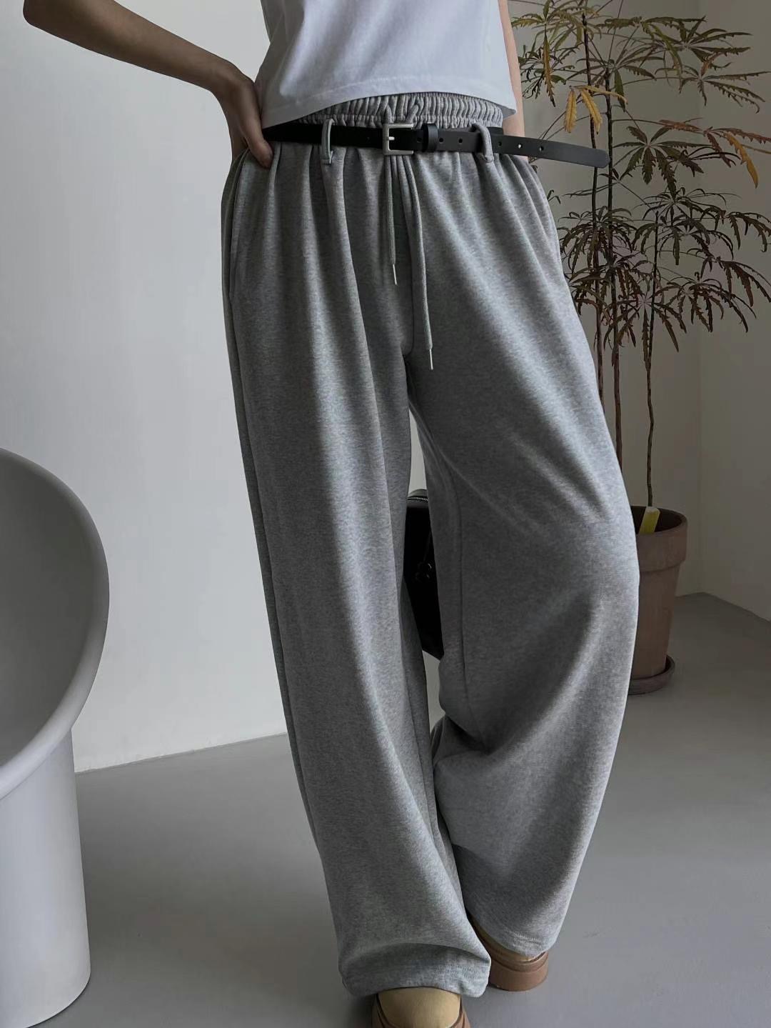 RUNWAY韓國直郵㊣女裝新款時尚職業人氣熱賣休閑褲不含腰帶RUNWAY-OT休閑褲圖色1