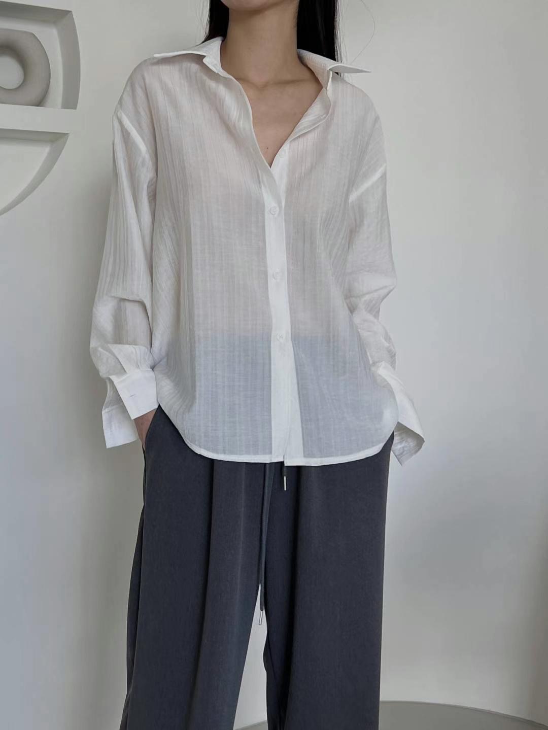 RUNWAY韓國直郵㊣東大門實拍女裝新款休閑職業推薦襯衫蕾絲衫RUNWAY-OT襯衫/蕾絲衫圖色1