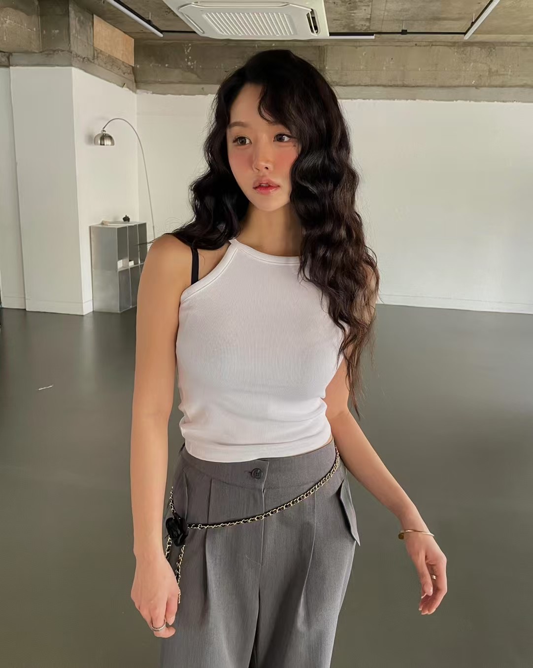 JAD直郵韓國代購㊣女裝新品人氣推薦25春夏熱賣休閑吊帶背心A.SOLE吊帶/背心